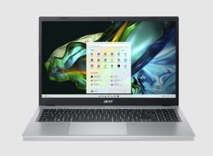 Acer Aspire 3 A315 AMD Ryzen 3 7320U 2.40 GHz/ 4GB / 256 GB SSD / 15.6 inches FHD (1920 x 1080) / EShell / Silver Notebook (NX.KDEEM.00A)