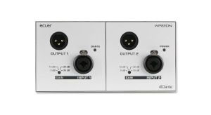 DANTE Wall Panel Interface 2 IN 2 OUT