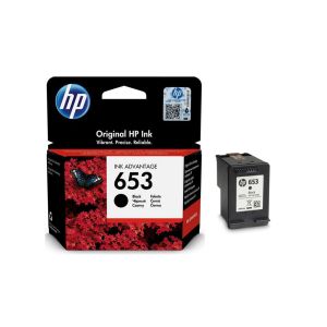HP 653 Black Original Ink Advantage Cartridge (3YM75AE#BHL)
