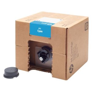 HP 873 3-liter Cyan Latex Ink Cartridge (4UV85A)