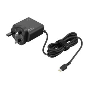 Lenovo 65W USB-C Wall Adaptor-UK Pin Black (4X21L54612)