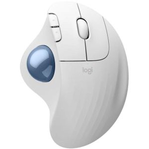 Logitech Ergo M575S Wireless Trackball Mouse Off-White (910-007030)