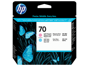 HP 70 Light Magenta and Light Cyan DesignJet Printhead