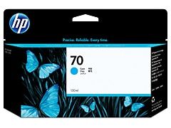 HP 70 130 ML CYAN INK CARTRIDGE WITH VIV