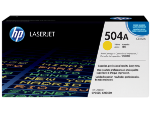 HP 504A Yellow Original LaserJet Toner Cartridge