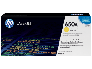 HP 650A Yellow LaserJet Toner Cartridge