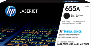 HP 655A Black Original LaserJet Toner Cartridge