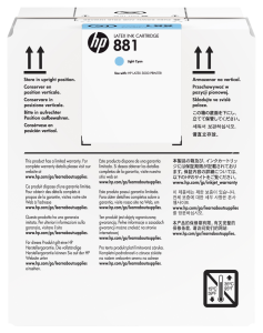 HP 881 5-liter Light Cyan Latex Ink Cartridge