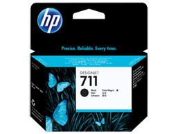 HP 711 80-ml Black DesignJet Ink Cartridge