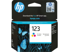 HP 123 Tri-color Original Ink Cartridge (F6V16AE)