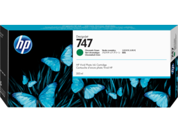 HP 747 300-ml Chromatic Green DesignJet Ink Cartridge
