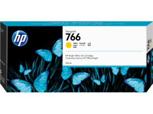 HP 766 300-ml Yellow Ink Crtg