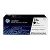 HP 12A 2-pack Black Original LaserJet Toner Cartridges Q2612AF