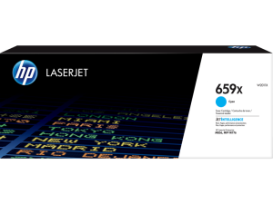 HP 659X High Yield Cyan Original LaserJet Toner Cartridge