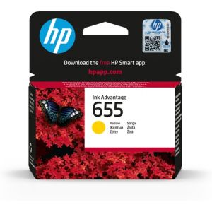 HP 655 YELLOW INK CARTRIDGE