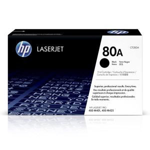 HP 80A Black Original LaserJet Toner Cartridge (CF280A)