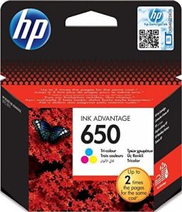 HP 650 Black Original Ink Advantage Cartridge (CZ101AK)