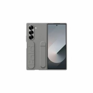 SAMSUNG Fold6 Silicone Grip Case with Stand Gray