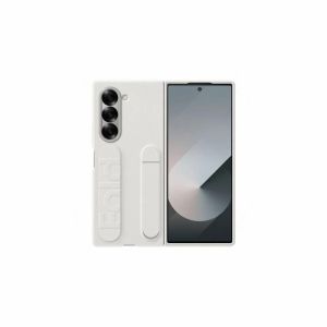 SAMSUNG Fold6 Silicone Grip Case with Stand WHT
