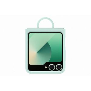 SAMSUNG Flip6 Silicone Case with Ring Mint