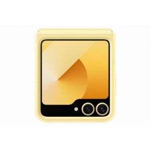 SAMSUNG Flip6 Flap Vegan Leather Case Yellow