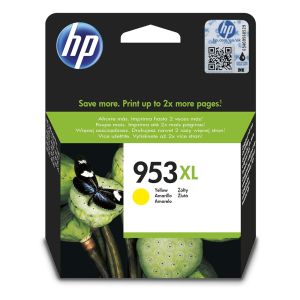 HP 953XL High Yield Yellow Original Ink Cartridge F6U18AE#BGY