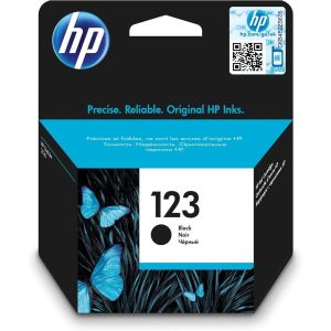 HP 123 Black Original Ink Cartridge (F6V17AE)