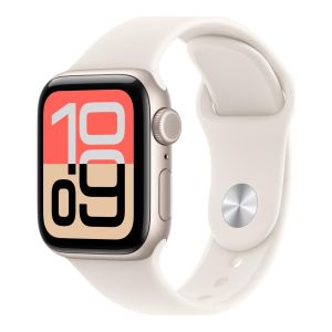 Apple Watch SE 3 GPS 40mm Starlight Aluminium Case with Starlight Sport Band M/L (MEH54AF/A)