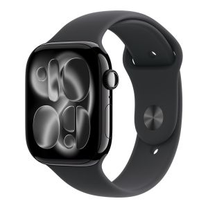 Apple Watch Series 11 GPS 46mm Jet Black  Aluminium Case with Black Sport Band S/M (MEUW4AF/A)