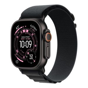Apple Watch Ultra 3 GPS + Cellular 49mm Black Titanium Case with Black Alpine Loop Medium (MF0V4AF/A)