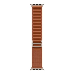 Apple 49mm Alpine Loop Natural Titanium Finish Terracotta Medium (MFTC4ZM/A)
