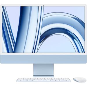 24-inch iMac with Retina 4.5K display: Apple M3 chip with 8-core CPU and 10-core GPU, 512GB SSD - Blue
