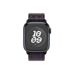 41mm Black/Blue Nike Sport Loop