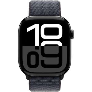 Apple Watch Series 10 GPS 46mm Jet Black Aluminium Case with Ink Sport Loop (MWWR3QA/A)