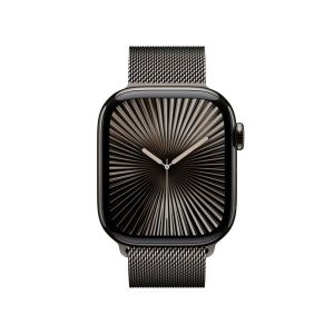 Apple Watch Series 10 GPS + Cellular 42mm Slate Titanium Case with Slate Milanese Loop (MX053QA/A)