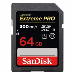 SanDisk Extreme PRO SDHC and SDXC UHS-II cards