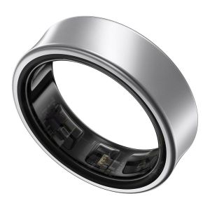 GALAXY RING (SIZE 6), TITANIUM SILVER