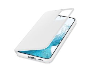 Samsung Case - S22 Plus Clear View - White EF-ZS906CWEGWW