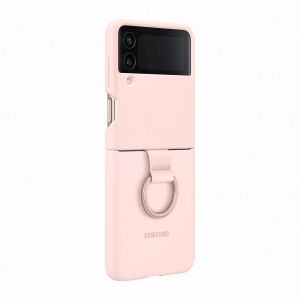 Samsung Flip 4 Silicone Cover With Ring - Pink EF-PF721TPEGWW