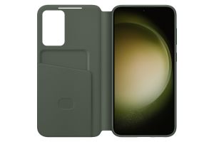 Samsung S23 Plus Smart View Wallet Case Green EF-ZS916CGEGWW