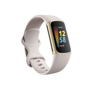 Fitbit Charge 5 Wristband activity tracker Gold, White FB421GLWT