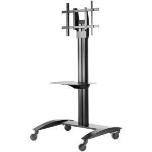 Cart For 32-75''Tinted GL-Shelf(BK)