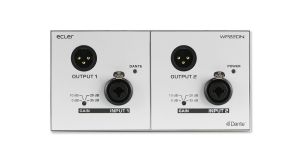 DANTE Wall Panel Interface 2 IN 2 OUT CWP22DN