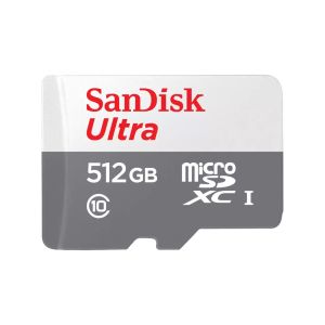 Ultra MicroSDHC UHS-I CardWhite,Gray 512 SDSQUNR-512G-GN3MN
