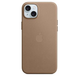 IPHONE 15 PLUS FINEWOVEN CASE TAUPE-ZML