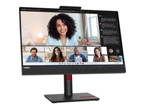 Lenovo ThinkVision T24mv-30 23.8-inch FHD Video Conferencing Monitor Raven Black (63D7UAT3UK)