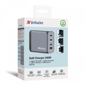 GaN Charger 4 Port 240WUSBA/C (EU/UK/US) (verbatim)