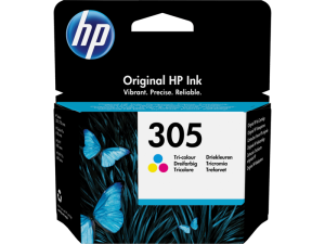 HP 305 Blk(1)+ Tri-color(1) ink-3YM61AE+3YM60AE