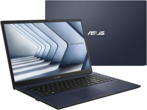 ASUS ExpertBook B1 15.6” Laptop /B1502/15F/i7-1255U/8/512/DOS/BK - B1502CBA-I785BD