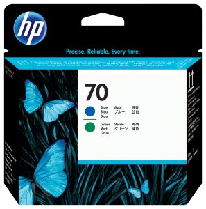 HP 70 Blue and Green DesignJet Printhead C9408A
